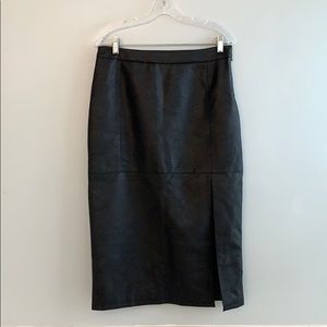 Faux Leather Skirt